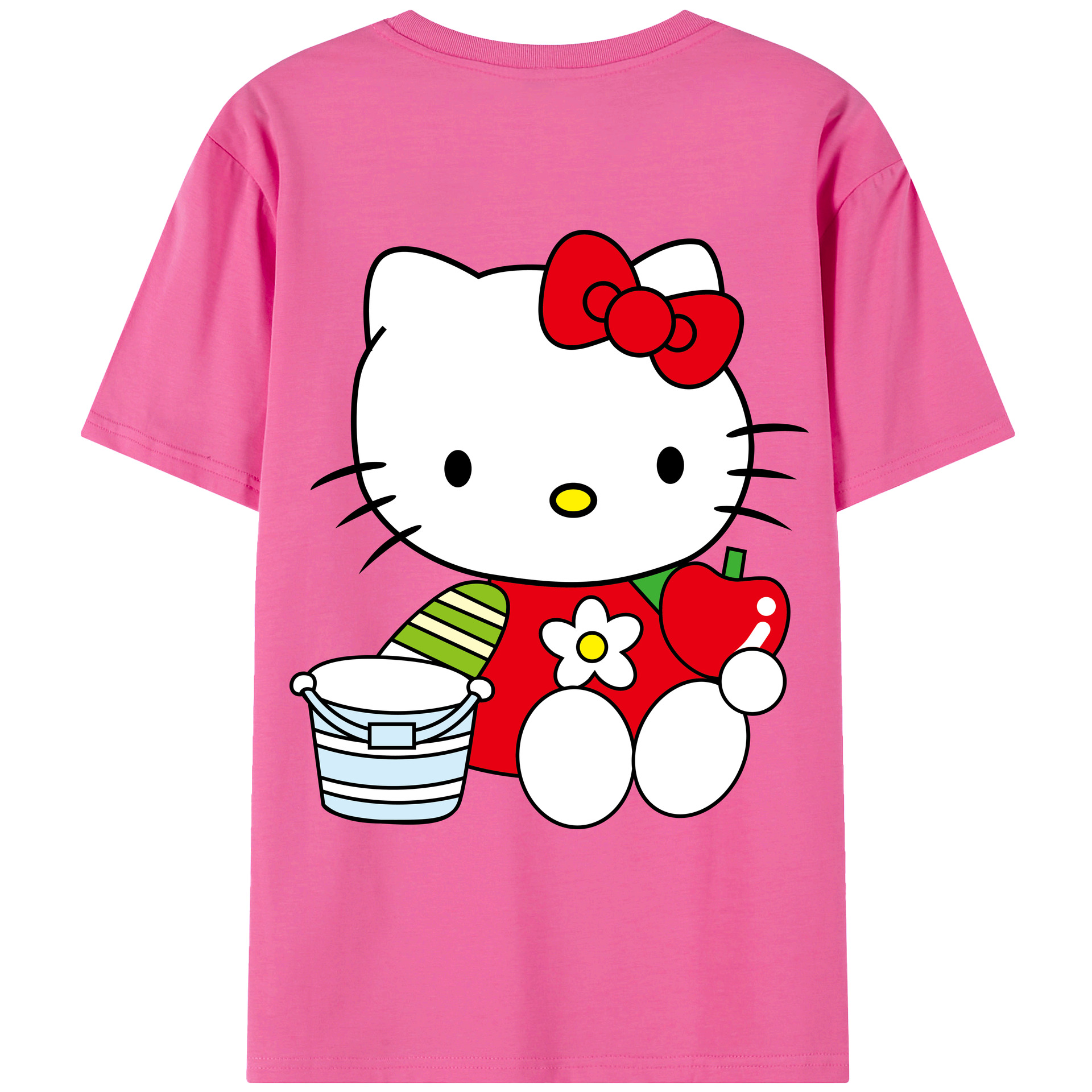 （画像用） Hello Kitty ハローキティ レディース半袖Tシャツ(バックプリント)